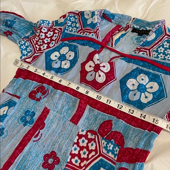 AYASYA BOHO Vibrant Color Intricate Patterns Tropical Gypsy Size Small / Medium - Picture 12 of 12